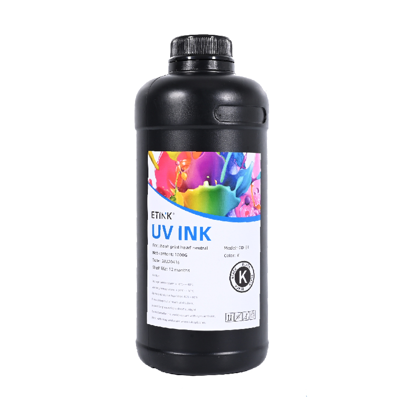 La tinta suave dirigida por UV es adecuada para el cabezal de impresión Ricoh a imprimir PVC acrílico